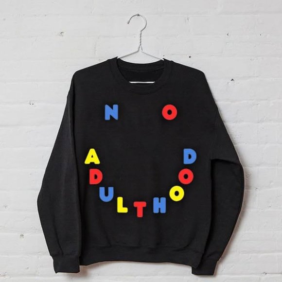 Pony No Adulthood colorful smiley crewneck - Picture 1 of 4